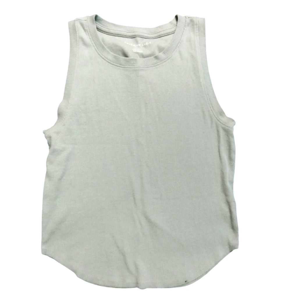 GUC 2/$10 American Eagle Outfitters Green Tank Top Medium